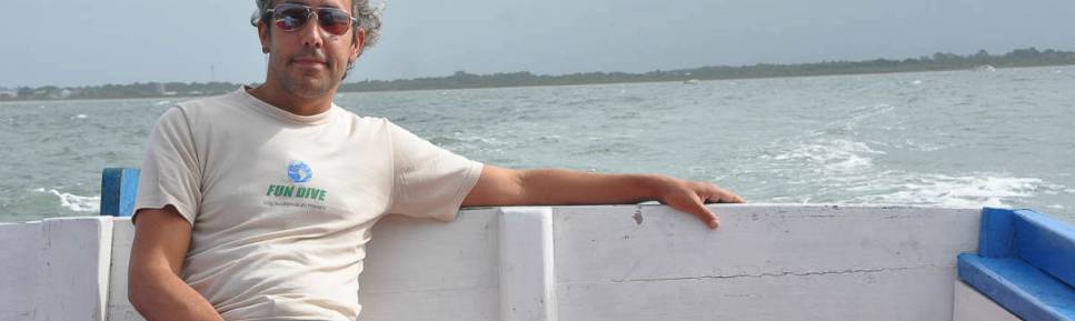 A caminho da Ilha do Mel, no litoral do Paraná, local onde começamos e terminaremos os 1000dias